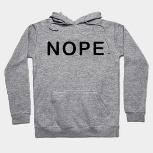 NOPE, Black Hoodie